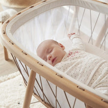 Load image into Gallery viewer, Bedside Bassinet Mini Crib - Kumi Bassinet Mesh Cocoon with Organic Mattress by Charlie Crane
