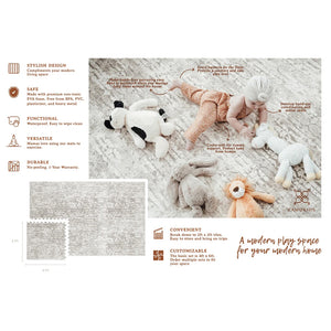 Famokids GraphEVA® Play Mat - Palo Santo - Form Play Mat For Kids