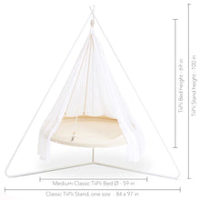 Load image into Gallery viewer, Hanging Bed - 5 Ft Classic Medium Bed Charcoal by Tiipii Bed
