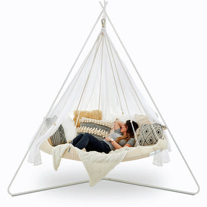 Hanging Bed - 5 Ft Classic Medium Bed Natural White by Tiipii Bed