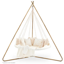 Load image into Gallery viewer, Hanging Bed - 6 ft Deluxe Large Sunbrella™ Bed Brilliant White by Tiipii Bed
