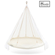 Load image into Gallery viewer, Hanging Bed - 6 ft Deluxe Large Sunbrella™ Bed Brilliant White by Tiipii Bed