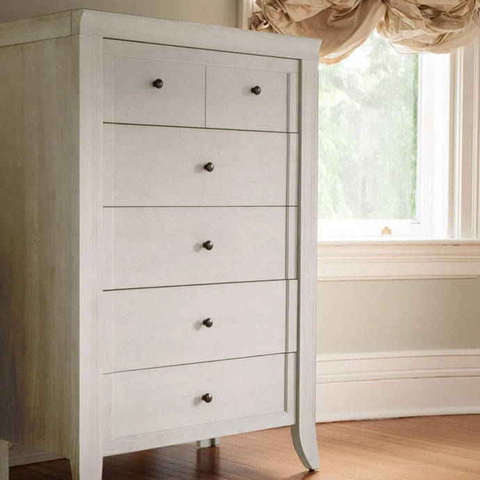 Milk Street Baby Cameo Tall Chest 5 Drawer Dresser - Freddie and Sebbie