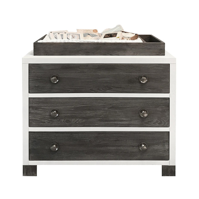 Milk Street Baby True Modern 3 Drawer Dresser Nightstand - Freddie and Sebbie