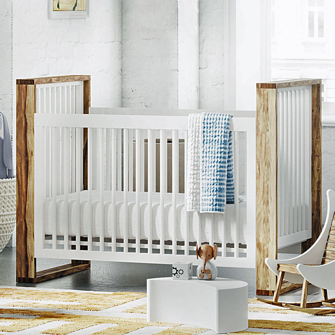 Milk Street Baby True Traditional Collection 3-in-1 Convertible Crib - Freddie and Sebbie