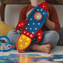 Load image into Gallery viewer, Night Lights For Kids - Rocket Ship Lamp by Little Lights 